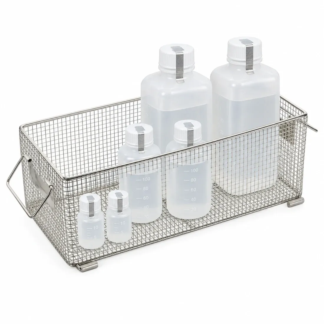 Solutions in sealed plastic bottles